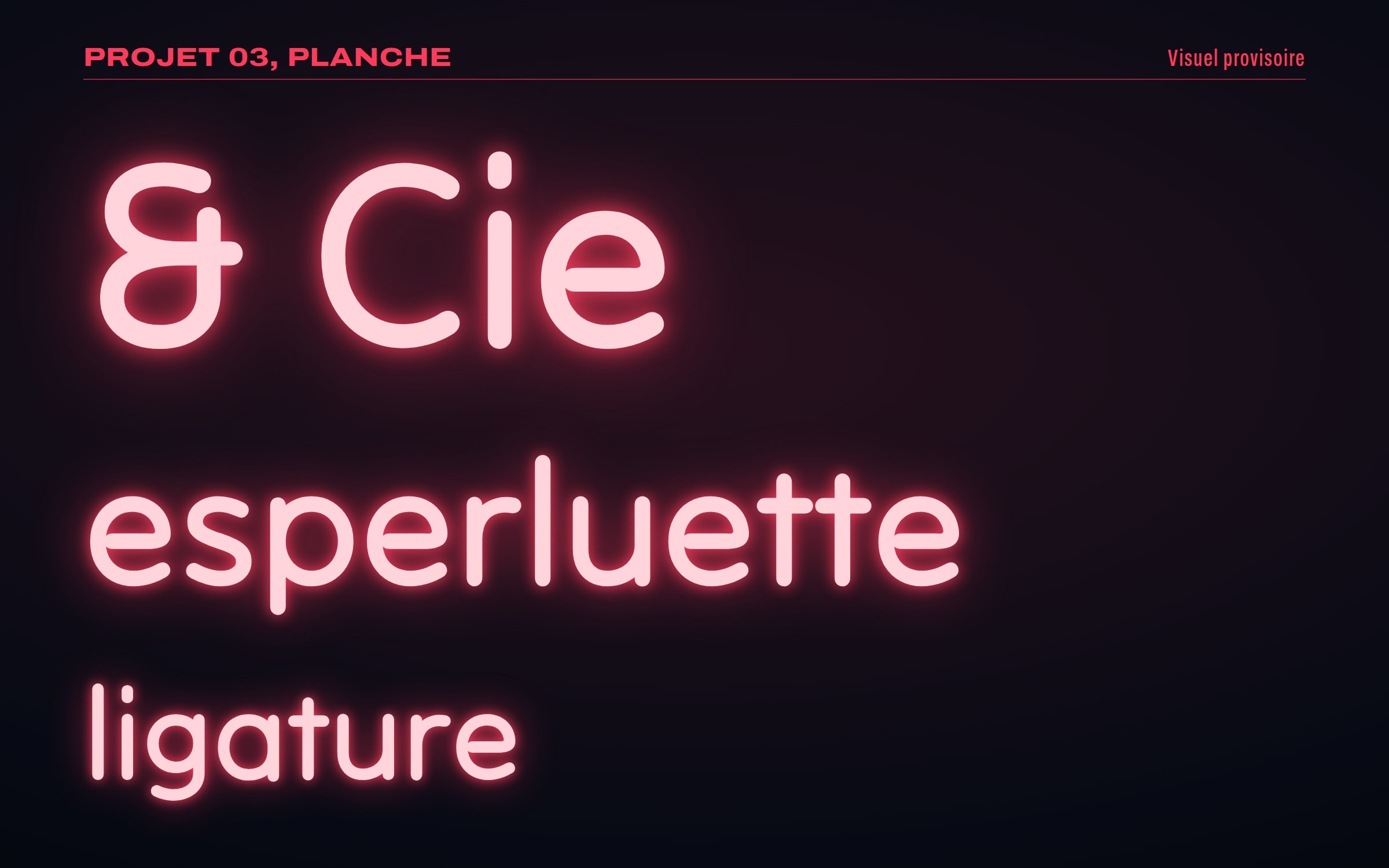 Projet 03, planche